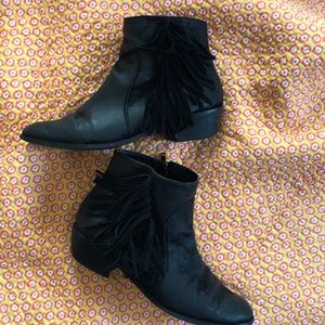 Nasty Gal Booties with Fringe